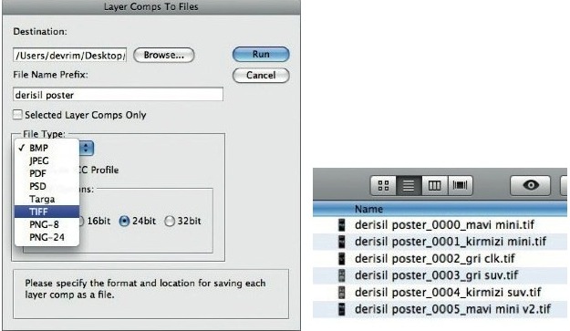 Layer Comps to Files Layer Comps to Files