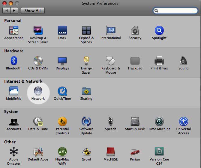 System Preferences