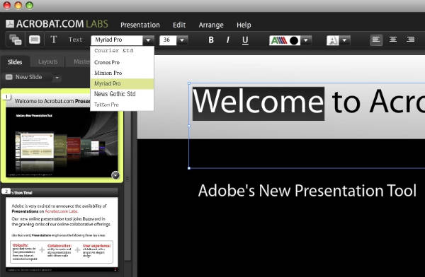 Presentations Text