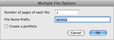 Multiple File Options