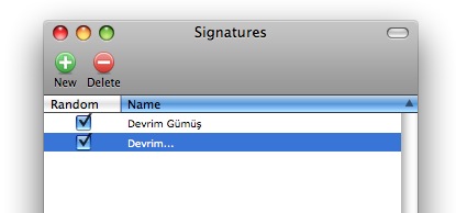 Signatures Signatures