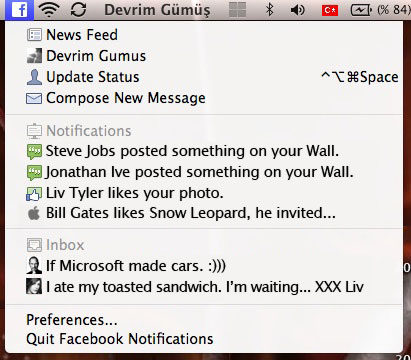Facebook Notifications Facebook Notifications