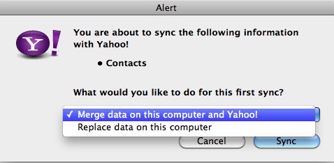 Yahoo uyarı