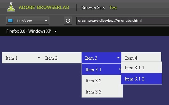 BrowserLab Dreamweawer Test BrowserLab Dreamweawer Test