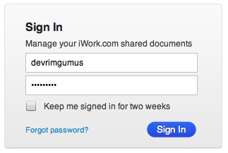 sign in