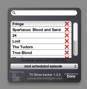 TV Show Tracker Ayarlar