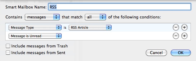 RSS Smart Mailbox